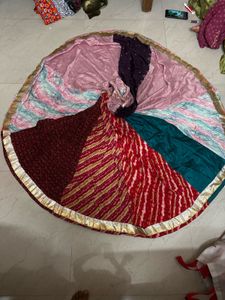 Colorful Patchwork Lehenga Skirt