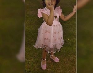 Cute Pink Glittery Dress