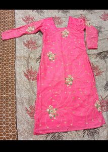 Pink Embellished Kurti(2 Pis 99) Combo Offer