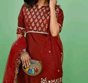 Kurta With Bottom And Dupatta