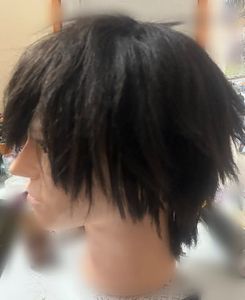 Black, Dark brown Cosplay wig for Dazai osamu and