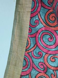Radiant Harmony: Multicolour Elegance Saree
