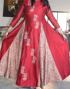Kalamkari Print Full Long Gown Ful Flair