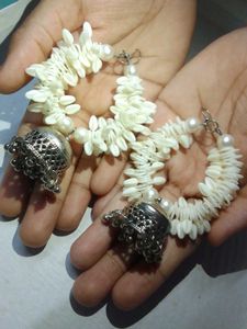 Floral Ring Style Earrings