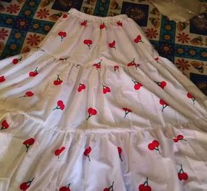 Cherry Print Skirt