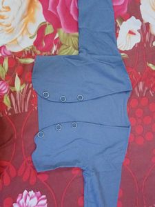 Blue Dress / top &amp; Shrug Set