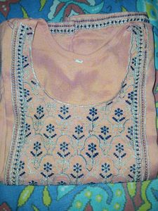 Peach Color Unused Kurti Medium Size