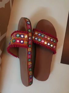 Ethnic Embellished Slides