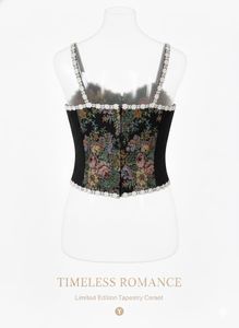 Floral Tapestry Corset Top