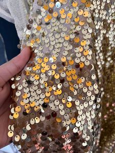 Sequin Cami and Mesh Top Set