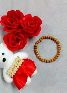 Handmade Wooden Bead Bracelet