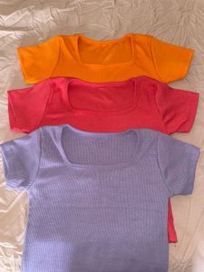 3 Square Neckline Top