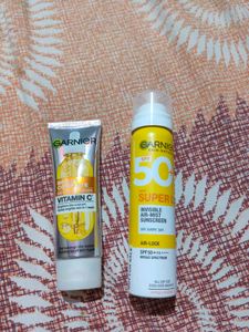 Garnier Face Wash And Serum