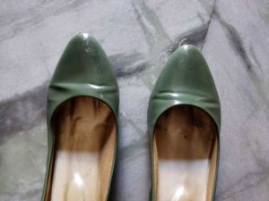 Used Green Ballerinas
