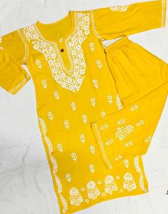 Pure Chikankari Lakhnowi Rayon Plazzo Set