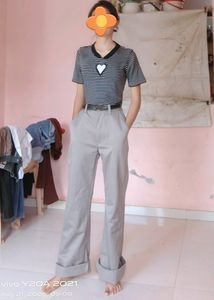 Bootcut Cotton Pant