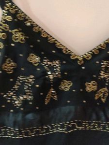Black Embellished Top