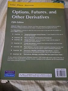 Option Futures And Other Derivatives Book MBA Boo