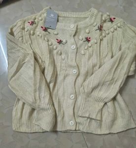 Floral Embroidered Cardigan