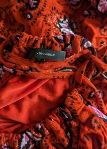 VERO MODA Women Maxi Red Dress