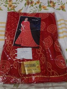 Chunri Print Saree Soft Fabric