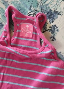 Tee Striped Pink And Blue