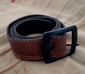 Brown Snakeskin Belt