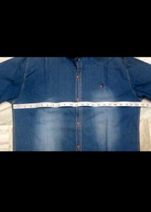 Denim Button-Down Shirt