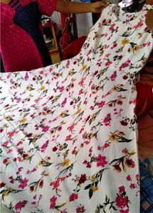 Floral Print Sleeveless Dress