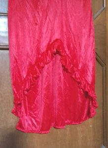 Brand New Bridal Red 2 Piece Long Nighty Set