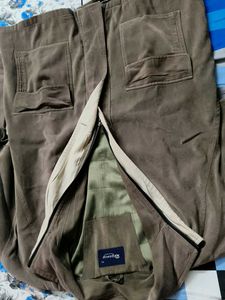 Men Light Brown Casual Bonber Jacket
