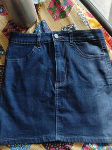 Denim Mini Skirt