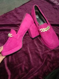 Pink Platform Boots