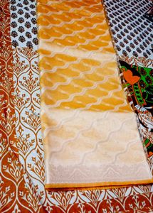 Elegant organza silk saree