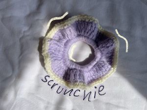 Handmade Crochet Scrunchie