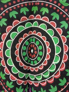 Black Mandala Crop Top