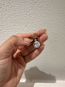 Delicate Gold Circle Ring