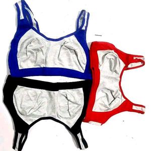 Plain Hosiery Sports Bra For Daily Use