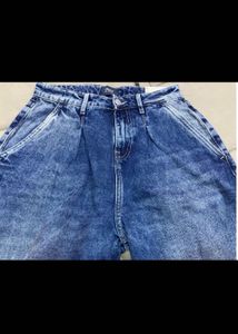 ONLYAcid-Wash Distressed Loose-FitJeans
