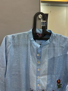 Floral Embroidered Kurta