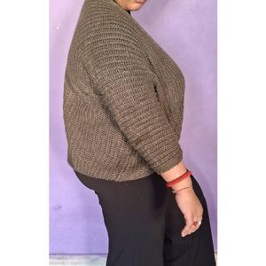 Sequin Baggy Shrug For Winter