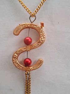 S letter pendent