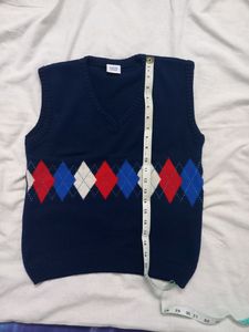11-12 years boys sleeveless sweater