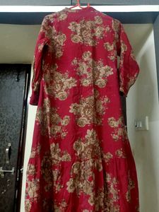 FASHOR Women&#39;s Floral Cotton A-line Midi Dress 👗
