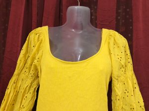 Who What Wear Yellow Top