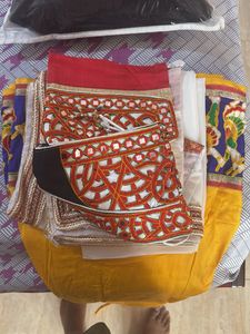 Yellow Lehenga Choli  with Anklets