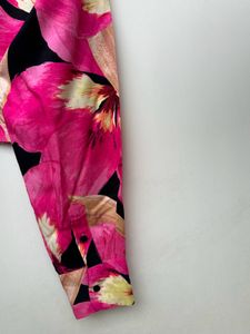Cropped satin Shirt