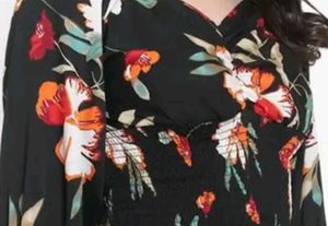 Floral Print Long Sleeve Top