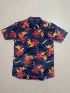 Floral Print Short Sleeve Shirt