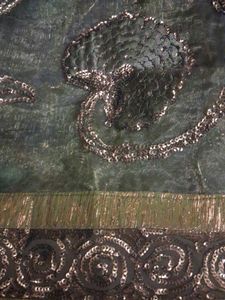 Really Super Saree ..half And Hal Full Embroidery